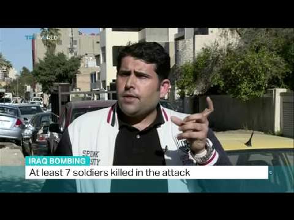 Suicide bombers target army in Iraq kills at least 7, Hussein Ali Khadim reports from Baghdad