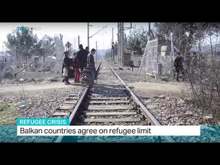 Balkan countries agree on refugee limit
