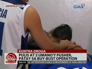 Download Video: 24 Oras: Pulis at 2 umano'y pusher, patay sa buy-bust operation