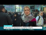Iranian supreme leader urges people to vote, Sally Ayhan reports