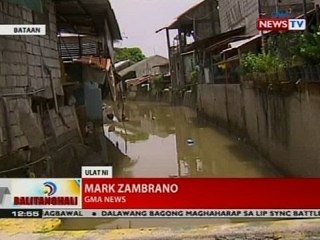 BT: Baha sa ilang bahagi ng Bataan na hinagupit ng Habagat, humupa na