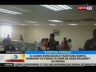 DJ Karen Bordador at kanyang nobyo, humarap sa piskalya para sa kaso kaugnay sa droga