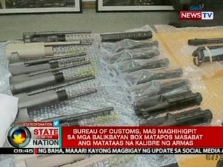 Customs, mas maghihigpit sa mga balikbayan box matapos masabat ang matataas na kalibre ng armas