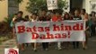 Ilang estudyante ng U.P. Diliman, nagmartsa at nag-vigil bilang pagtutol sa extrajudicial killings