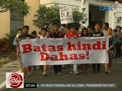 Ilang estudyante ng U.P. Diliman, nagmartsa at nag-vigil bilang pagtutol sa extrajudicial killings