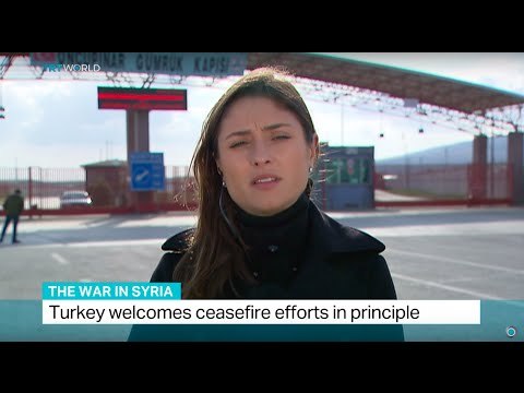 Turkey welcomes ceasefire efforts in Syria, Anelise Borges reports