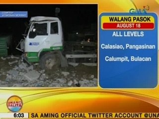 UB: 7 sugatan matapos araruhin ng truck ang isang barber shop sa Atimonan, Quezon