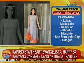 UB: Heart Evangelista, happy sa kanyang career bilang aktres at painter
