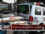 QRT: 8 sasakyan, nagkarambola sa Makati