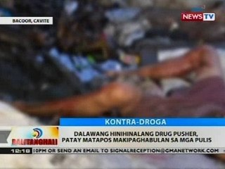 Dalawang hinihinalang drug pusher, patay matapos makipaghabulan sa mga pulis