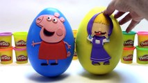 Giant Masha & Peppa Pig Surprise Egg Huevo Sorpresa Gigante Play Doh-KxRsVfyq