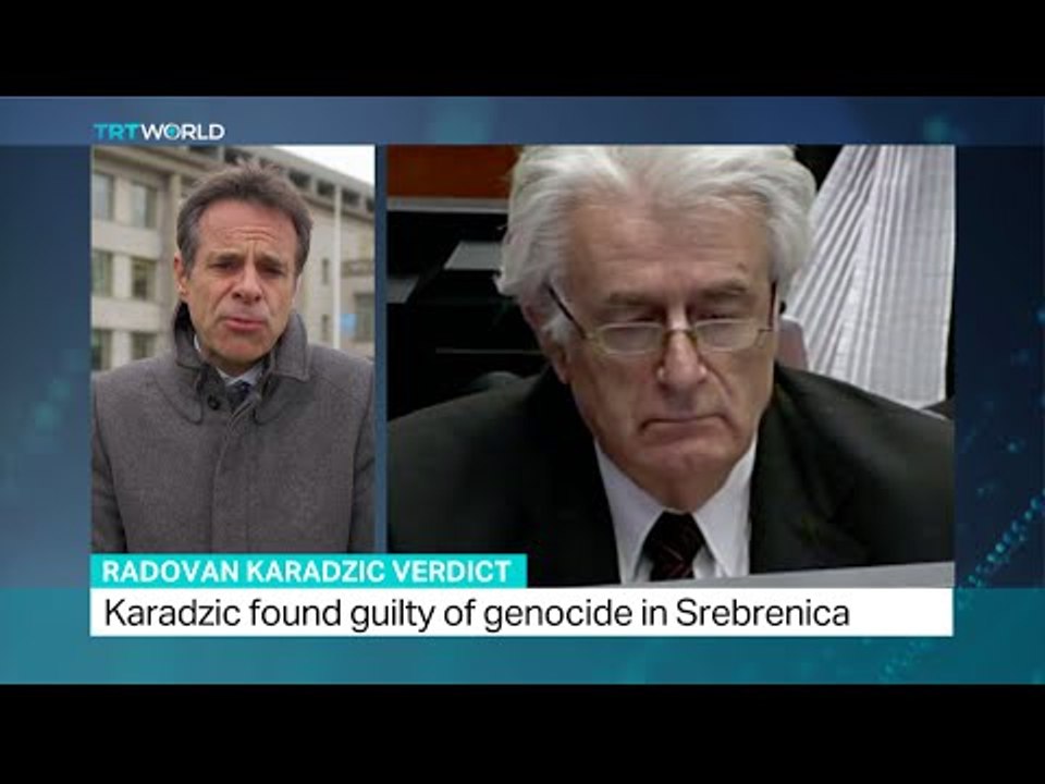 Karadzic has been sentenced to 40 years in prison, Jon Brain reports