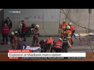 Eyewitnesses report explosion moments in Brussels airport