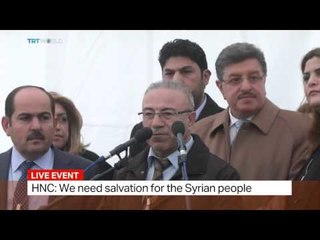 Opposition HNC addresses the media, Jon Brain reports