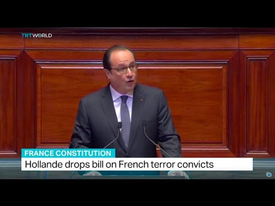 French President Francois Hollande drops bill on French terror convicts