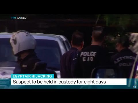 Hijacker of EgyptAir plane to be held in custody for eight days