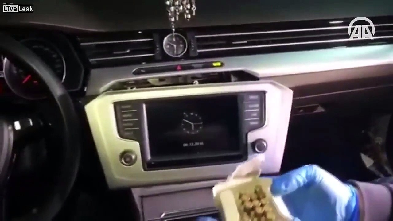 Secret area in mafia leader's car