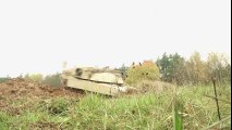 The Mud Hates These Tanks  US M1 Assault Breacher Vehicle   M1 Abrams Stuck in Mud Being Recovered