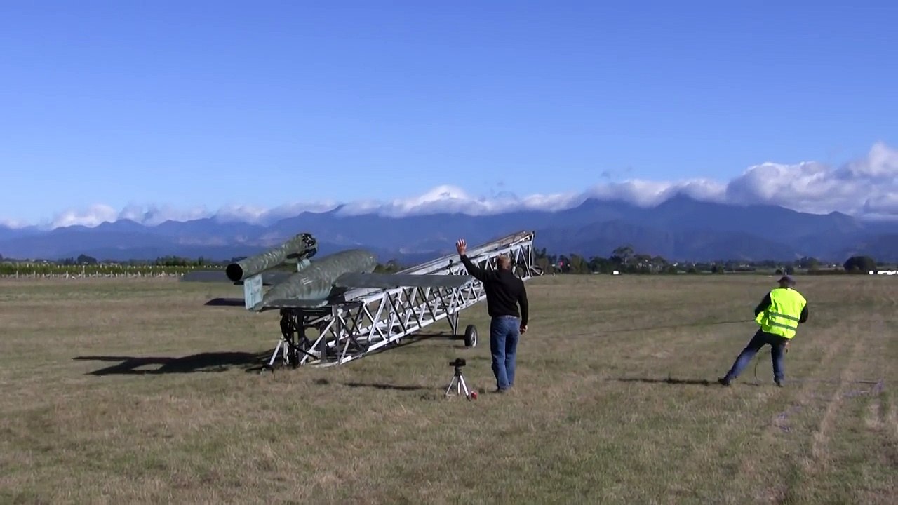 V1 test flight first ramp launch
