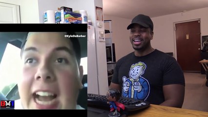 White Guy Gets His First Haircut At A Black Barbershop REACTION!!!