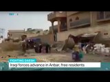 Iraqi forces advance in Anbar, free residents