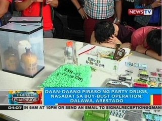 BP: Daan-daang piraso ng party drugs, nasabat sa buy-bust operation