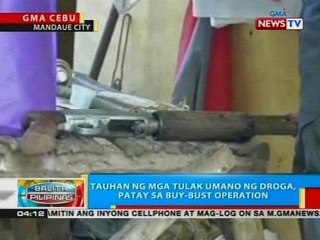 BP: Tauhan ng mga tulak umano ng droga, patay sa buy-bust operation