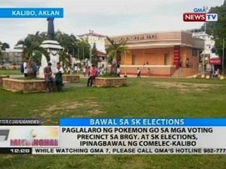 Paglalaro ng Pokemon Go sa mga voting precint sa brgy. at sk elections, ipinagbawal