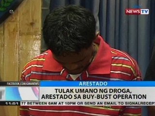 BT: Tulak umano ng droga, arestado sa buy-bust operation