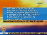 UB: Pahayag ni ex-DOJ Usec. Francisco Baraan III