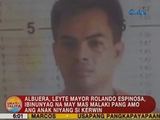 UB: Mayor Espinosa, ibinunyag na may mas malaki pang amo ang anak niyang si Kerwin