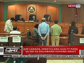 QRT: Jun Lozada, hinatulang guilty para sa isa sa dalawang kasong graft