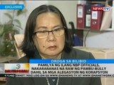 Pamilya ng ilang NBP officials, nakararanas na raw ng pambu-bully
