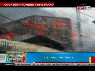 BP: 13 bahay, natupok