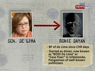 Matrix ng diumano'y operasyon ng droga sa bilibid kung saan sangkot daw si Sen. De Lima, inilabas