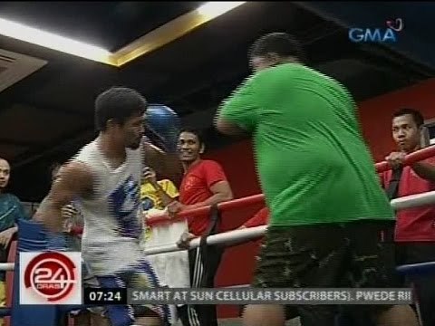 24 Oras: Sen. Manny Pacquiao, nagsimula nang magsanay para sa laban sa Nov. 5