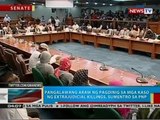 BP: Pangalawang araw ng pagdinig sa mga kaso ng extrajudicial killings, sumentro sa PNP