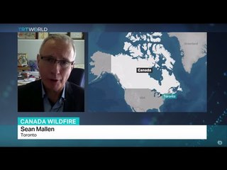 Military has been called in to provide help against wildfire in Canada, Sean Mallen reports