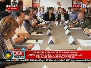 Ceasefire extension at proteksyon laban sa aresto para sa mga rebelde, paksa sa GPH-CPP Peace Talks