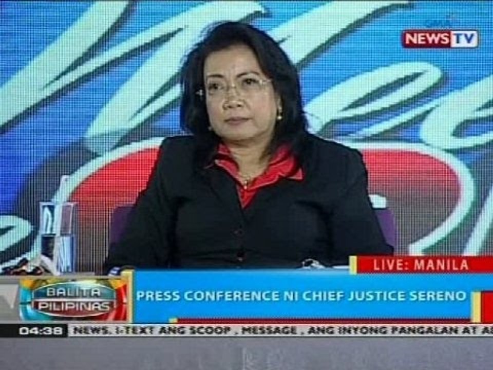 The Chief Justice meets the press (Part 2)
