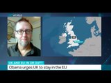 Interview with Prof. Scott Lucas from University of Birmingham on Obama's UK visit