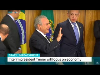 Brazil's interim president Temer will focus on economy, Zeina Awad reports