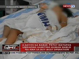 4-anyos na babae, patay matapos umanong gamiting human shield ng ama sa buy-bust operation