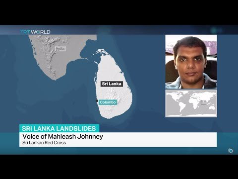 Interview with Mahieash Johnney from Red Cross on Sri Lanka landslides