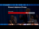 US presidential candidates attempt to woo female voters, Kilmeny Duchardt reports