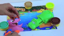 Play Doh Hungry Hungry Hippo Eats Cars Chick Hicks Micro Drifter and Play-Doh Fish Disney