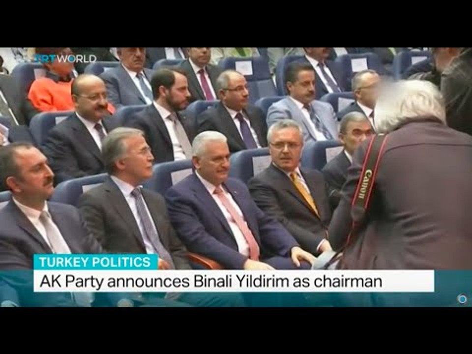 AK Party announces Binali Yildirim as chairman, Ediz Tiyansan reports
