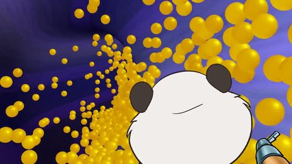 Learn Colours with Water Slide & Color Balls for Kids - Panda Bo Waterpark Fun by SurpriseJoe