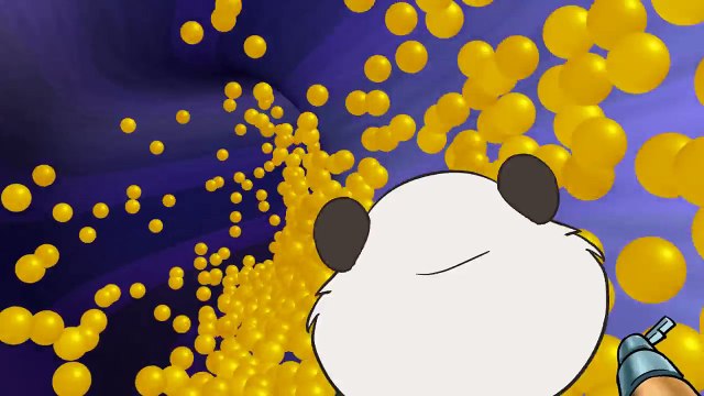 Learn Colours with Water Slide & Color Balls for Kids - Panda Bo Waterpark Fun by SurpriseJoe