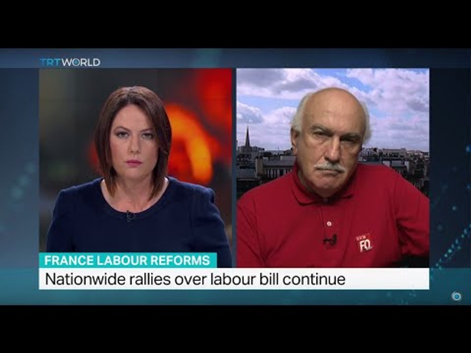 Interview with Didier Hotte from Force Ouvriere on France protests